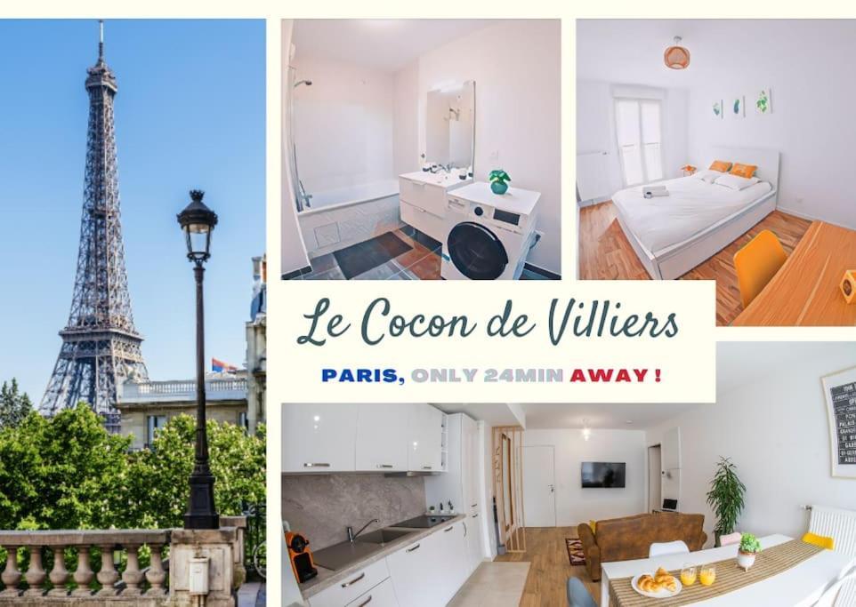 Paris & Disneyland - 2Min From Train Station - Free Private Parking Вільє-сюр-Марн Екстер'єр фото