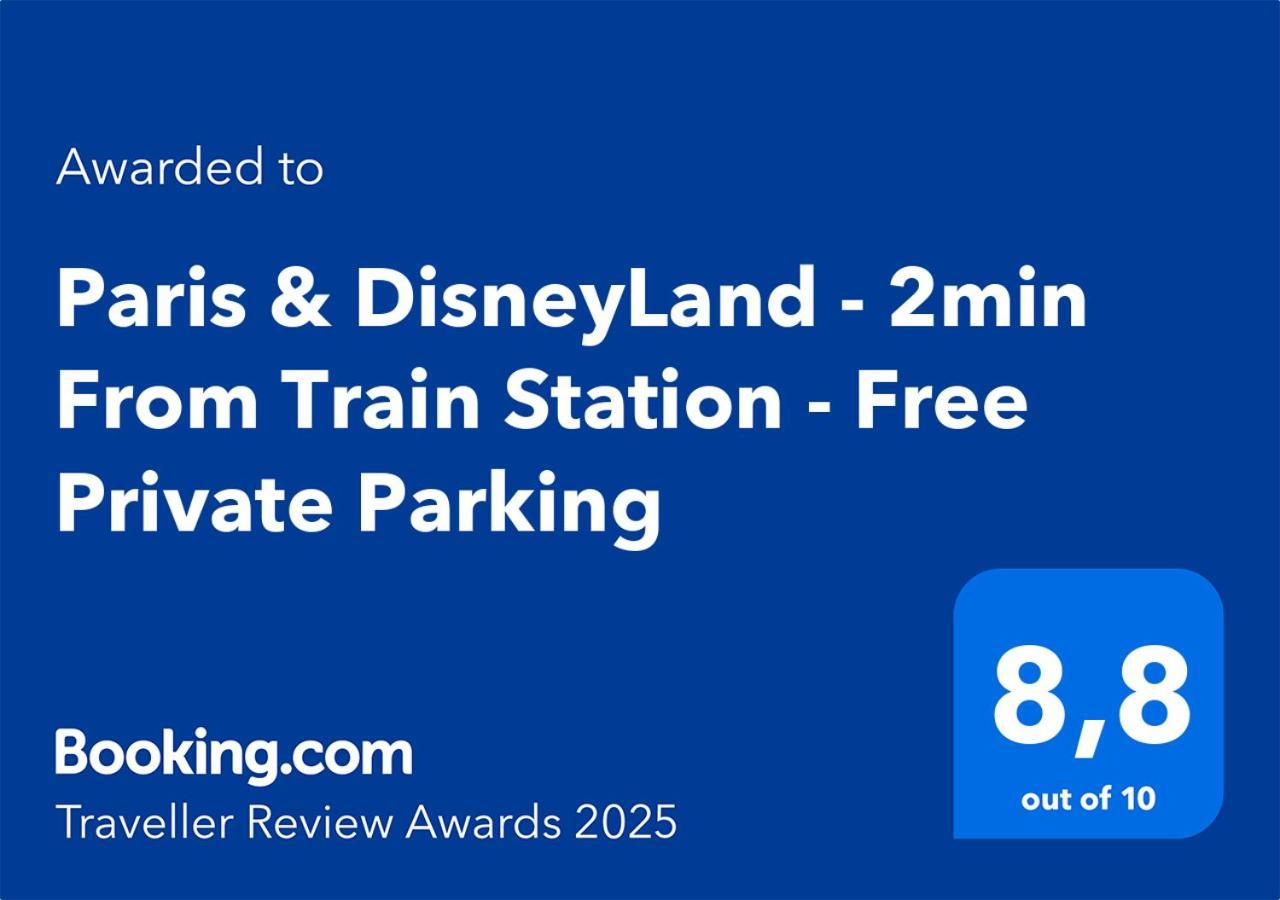 Paris & Disneyland - 2Min From Train Station - Free Private Parking Вільє-сюр-Марн Екстер'єр фото